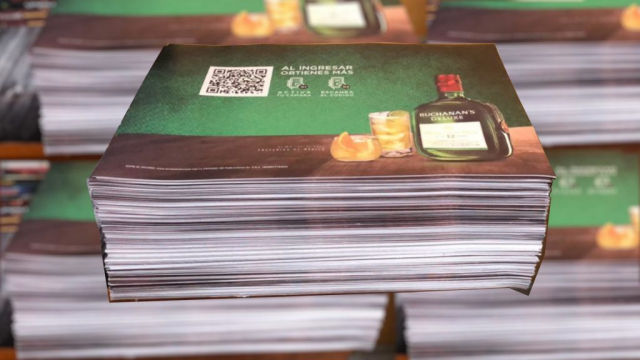 Manteles, folletos en impresión offset