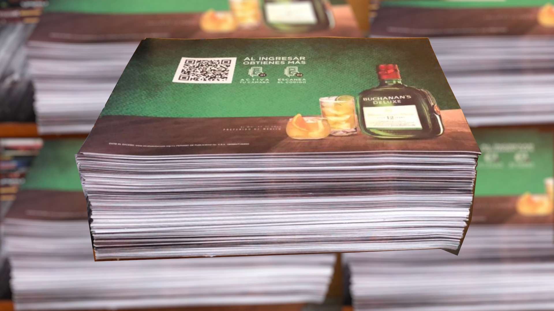 Manteles, folletos en impresión offset